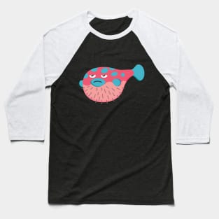 Grumpy Blowfish 2 (the Revenge!) Baseball T-Shirt